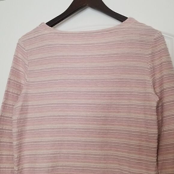 J. Jill Textured Button Down Striped Cardigan Sweater - Picture 7 of 7